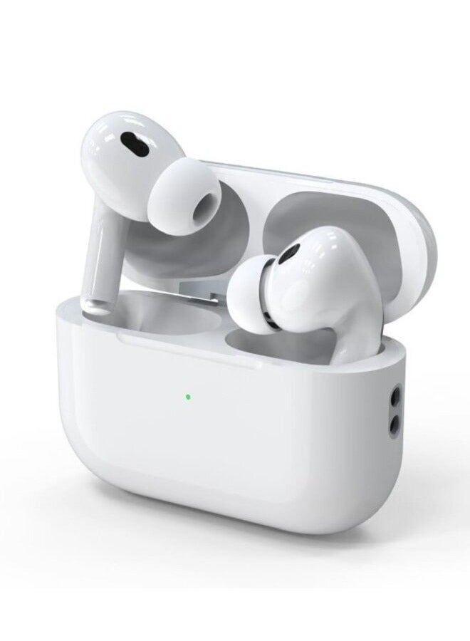 Wopow 2nd Generation Earphones with Charging Case in White - Image 2